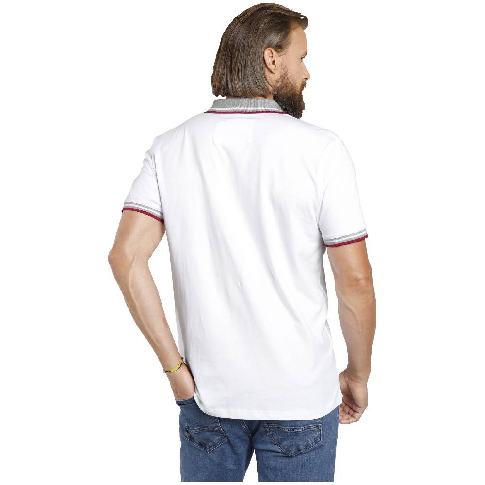 Jan Vanderstorm Doppelpack Poloshirt JOHAN weiß grau Günstiger Verkauf