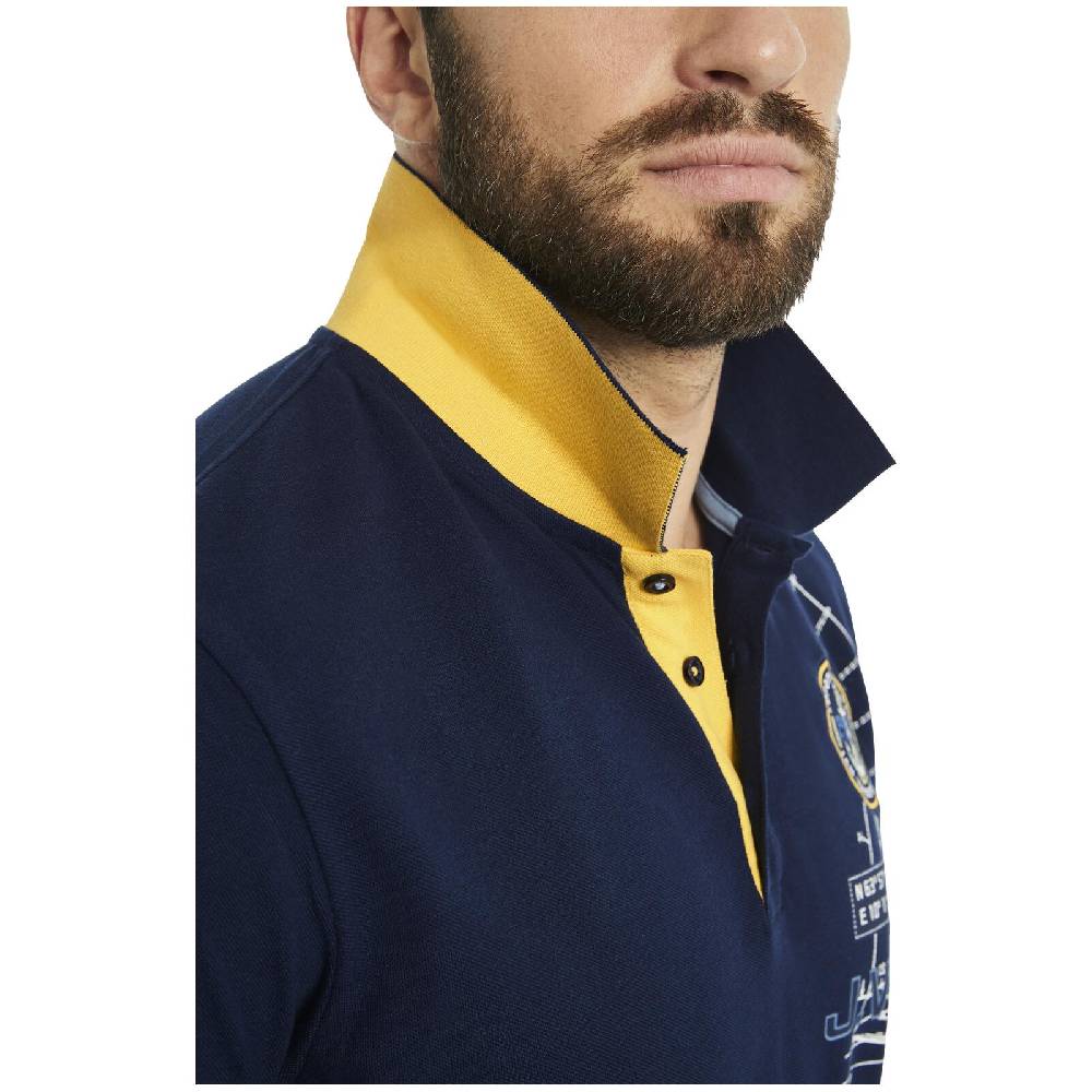 Jan Vanderstorm Poloshirt NICCO dunkelblau Kostenloser Versand