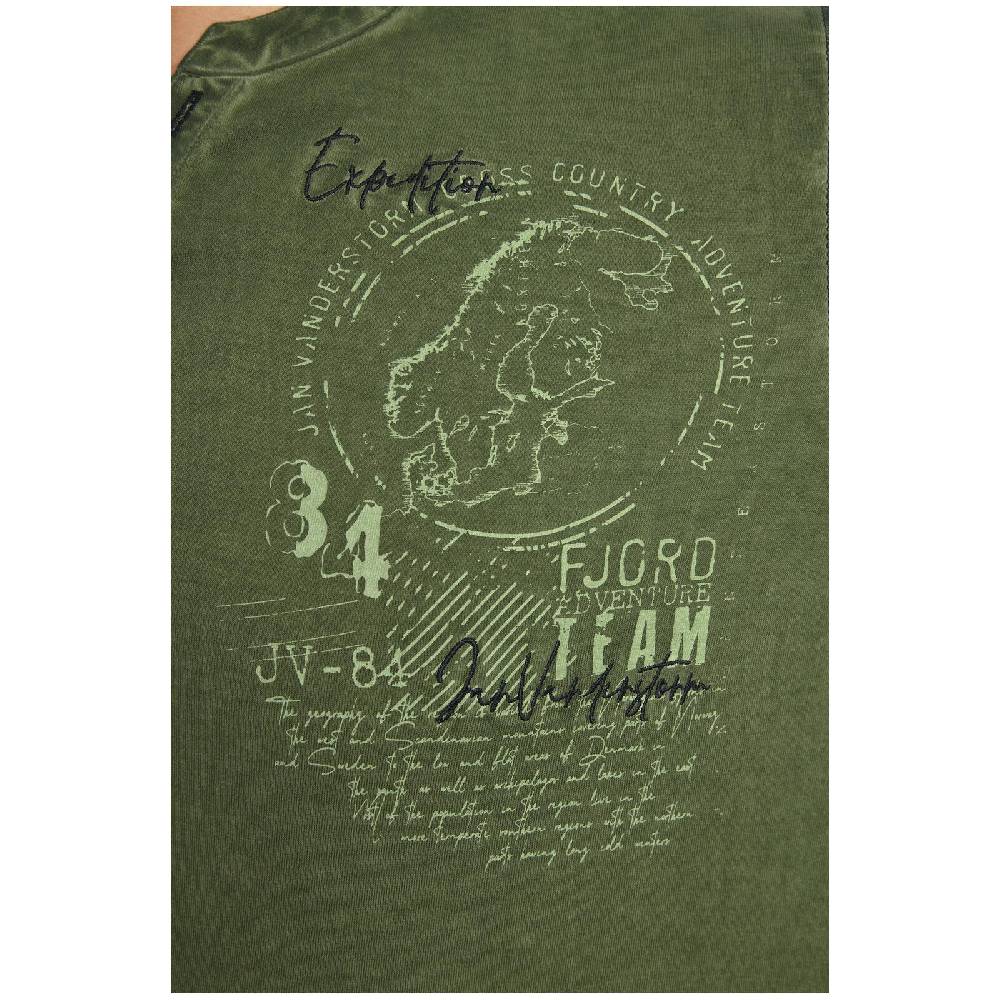 Jan Vanderstorm T-Shirt GODBERT oliv Rabatt