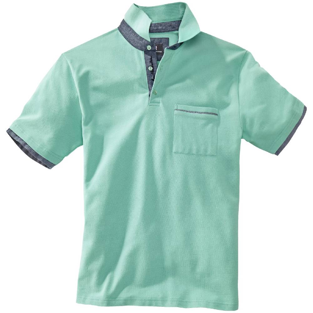 Jan Vanderstorm Poloshirt MELKER türkis Versandkostenfrei