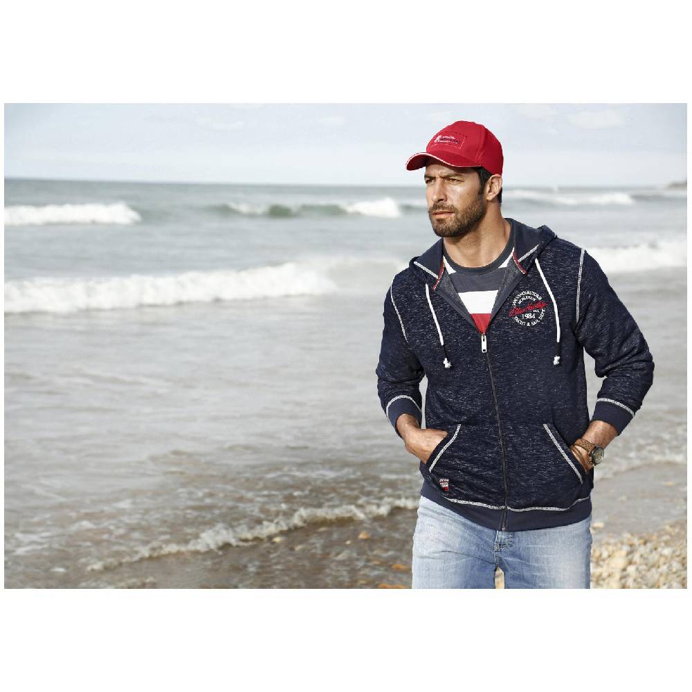 Jan Vanderstorm Sweatjacke JOKORA dunkelblau melange Flash Sale