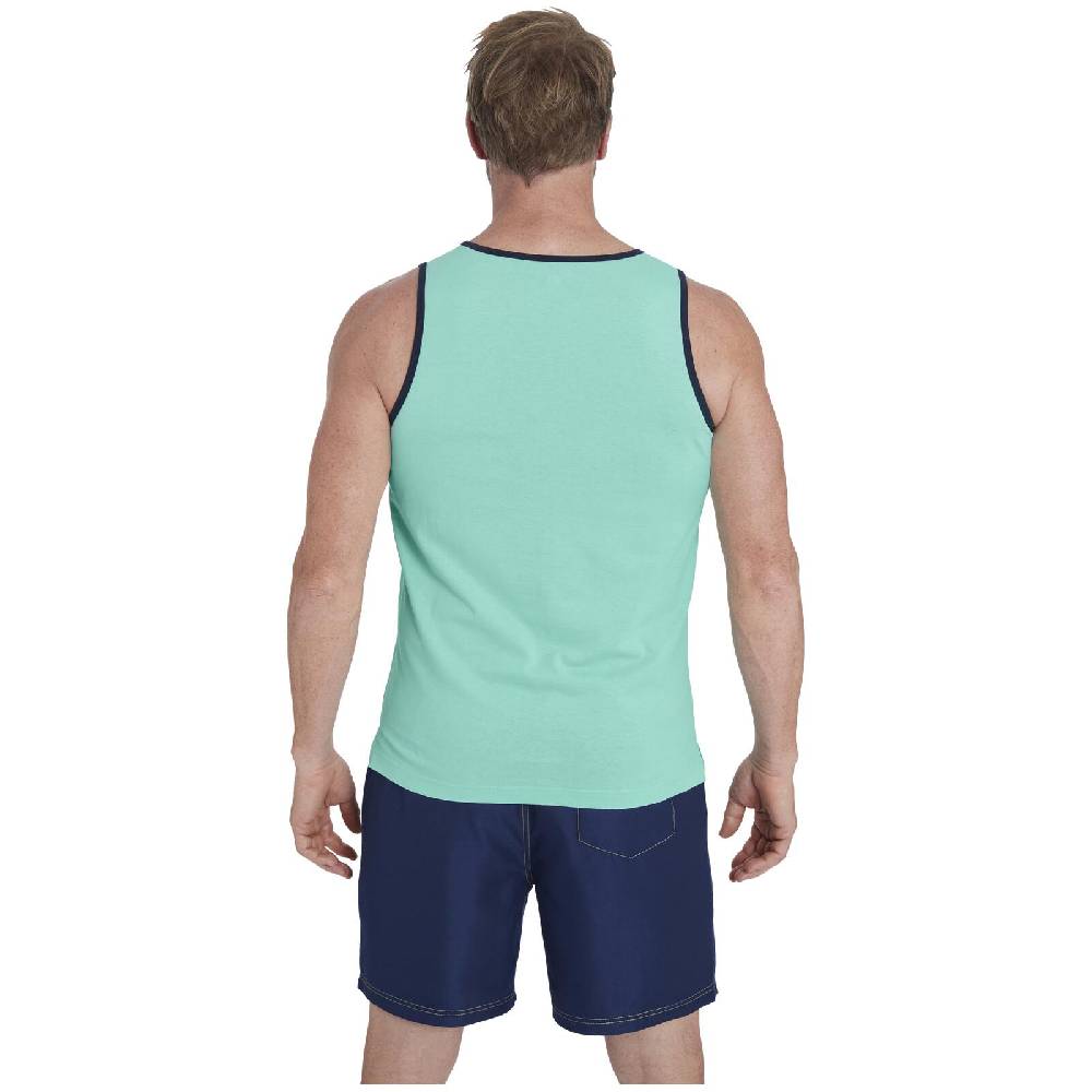 Jan Vanderstorm Doppelpack Tanktop SAKARI gelb mint Saisonschlussverkauf