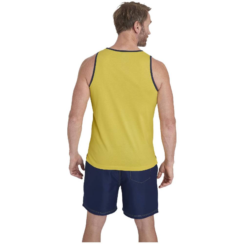 Jan Vanderstorm Doppelpack Tanktop SAKARI gelb mint Saisonschlussverkauf