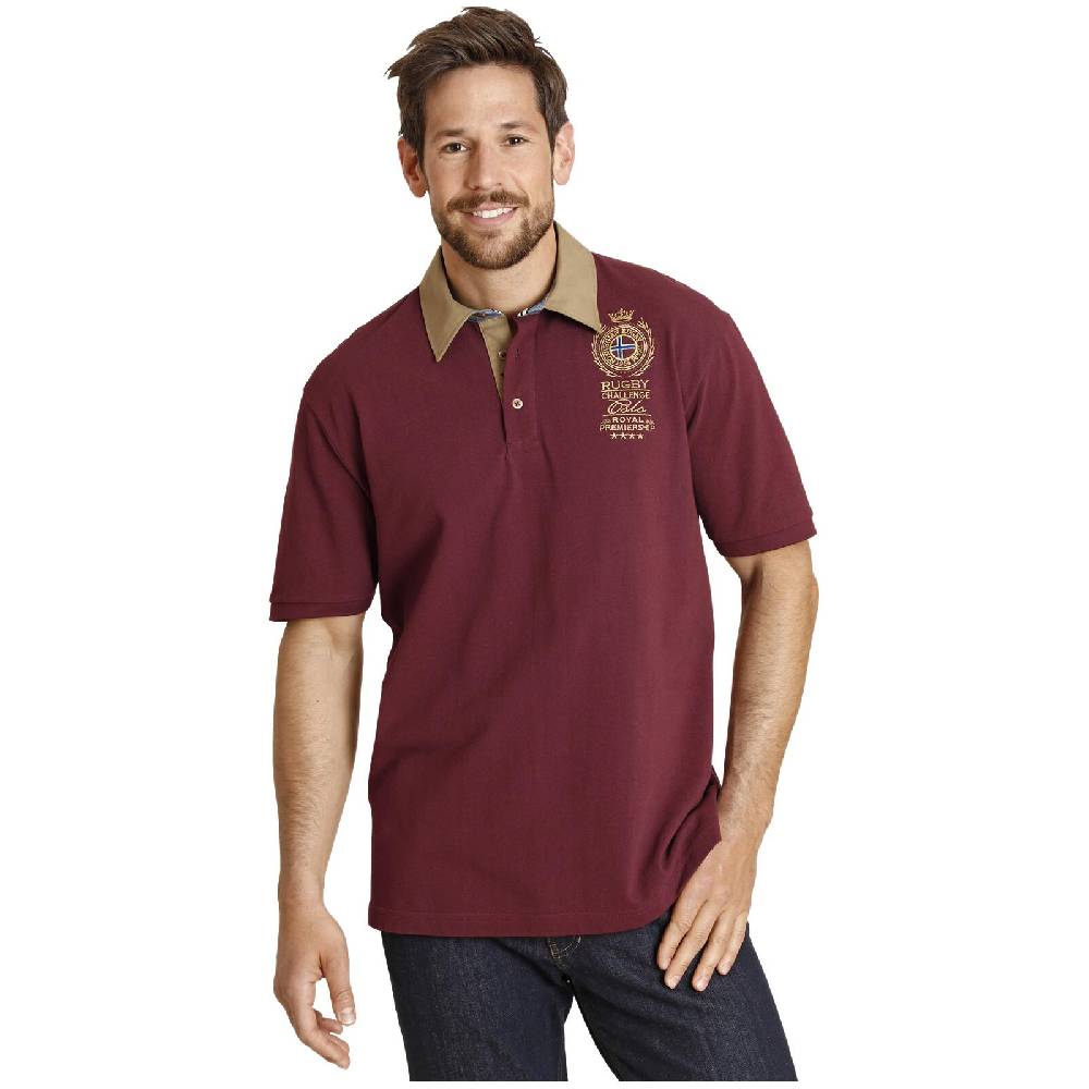 Jan Vanderstorm Poloshirt JOAKIM dunkelrot Vatertagsangebot