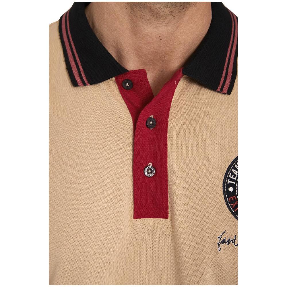 Jan Vanderstorm Poloshirt JONFRID beige Top Angebot