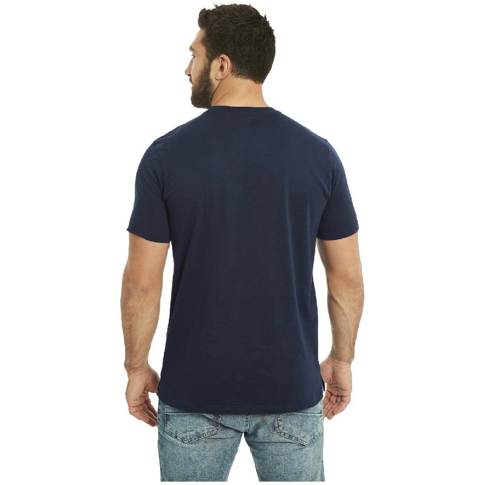 Jan Vanderstorm Doppelpack T-Shirt ADEKE weiß dunkelblau VIP-Rabatte