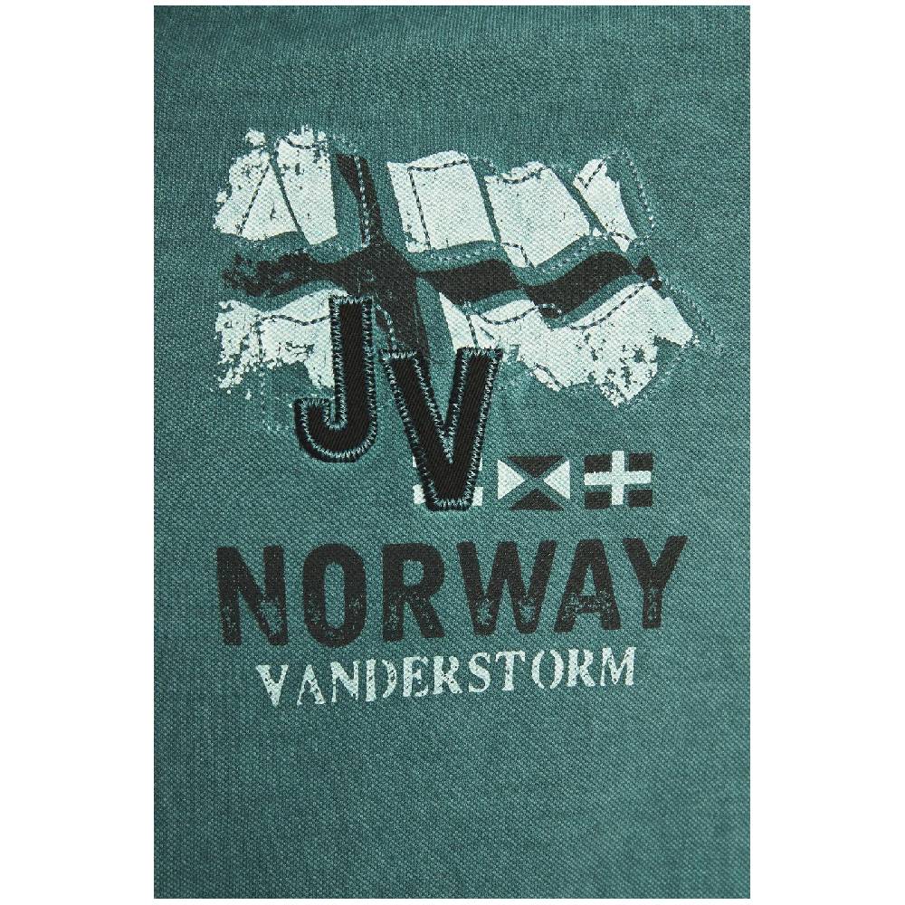 Jan Vanderstorm Poloshirt ALSING petrol Letzte 2 Tage
