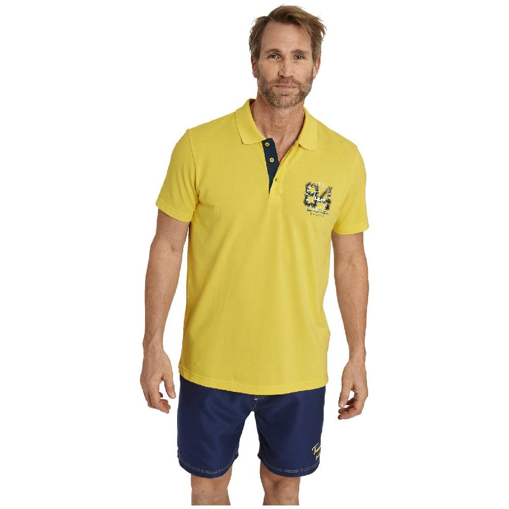 Jan Vanderstorm Doppelpack Poloshirt GLENN gelb dunkelblau Letzter Tag