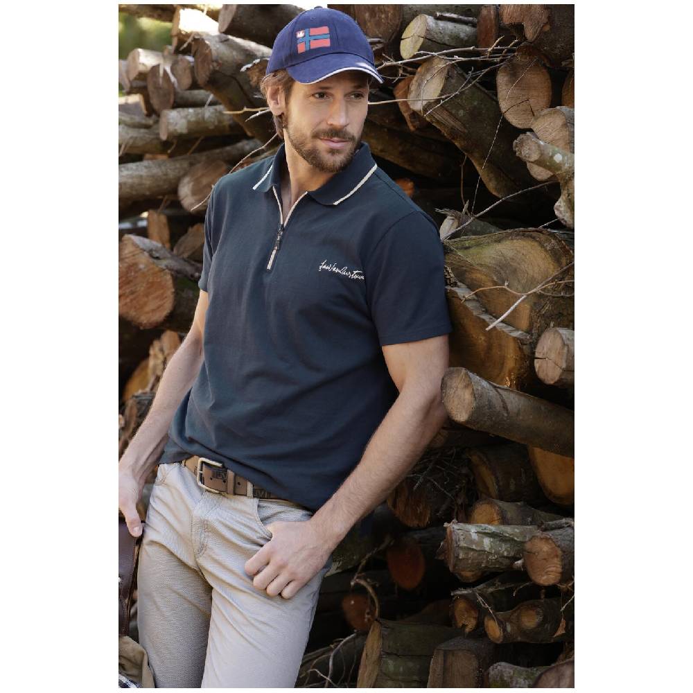 Jan Vanderstorm Poloshirt JOHAR dunkelblau Bis zu 50% Rabatt