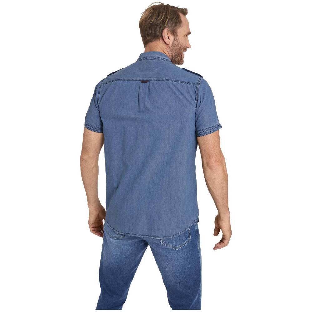 Jan Vanderstorm Jeanshemd LORENSIUS blau Nur für heute