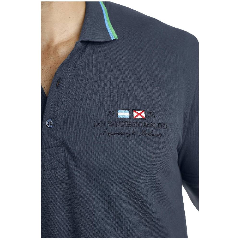 Jan Vanderstorm Poloshirt HJORD dunkelblau Kostenloser Versand international