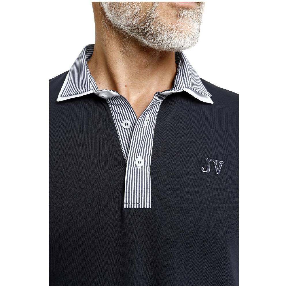 Jan Vanderstorm Poloshirt DANHY dunkelblau 50% Rabatt für begrenzte Zeit