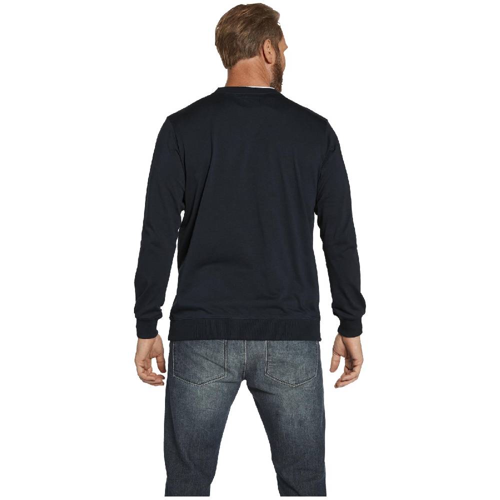 Jan Vanderstorm Doppelpack Sweatshirt BOTU petrol dunkelblau Blitzangebot