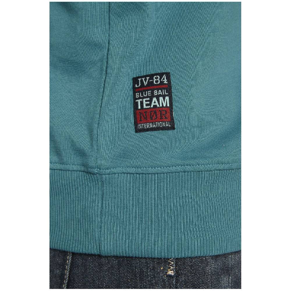 Jan Vanderstorm Doppelpack Sweatshirt BOTU petrol dunkelblau Blitzangebot
