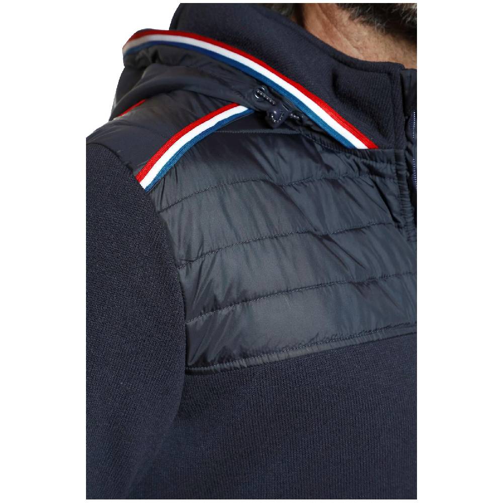 Jan Vanderstorm Strickfleecejacke STELLAN dunkelblau VIP-Rabatte