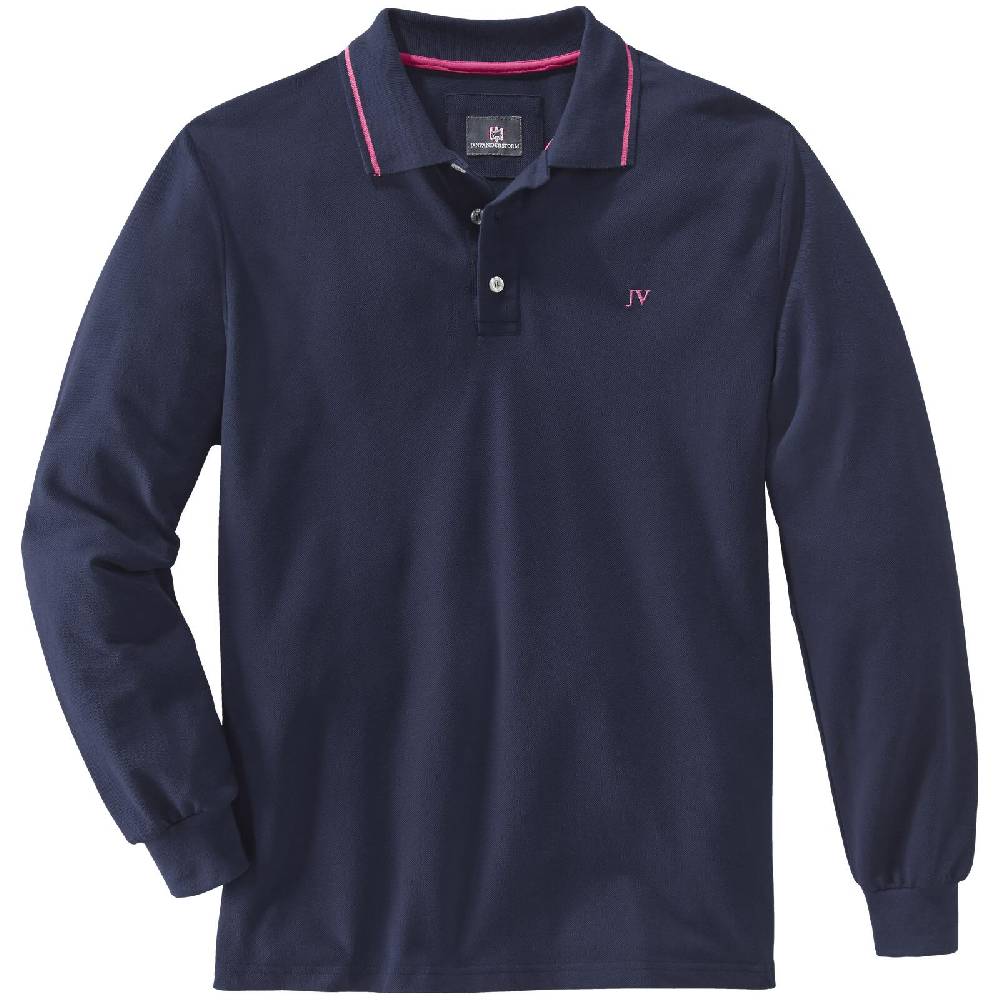 Jan Vanderstorm Langarm-Poloshirt ELLIS dunkelblau Begrenzte Freigabe