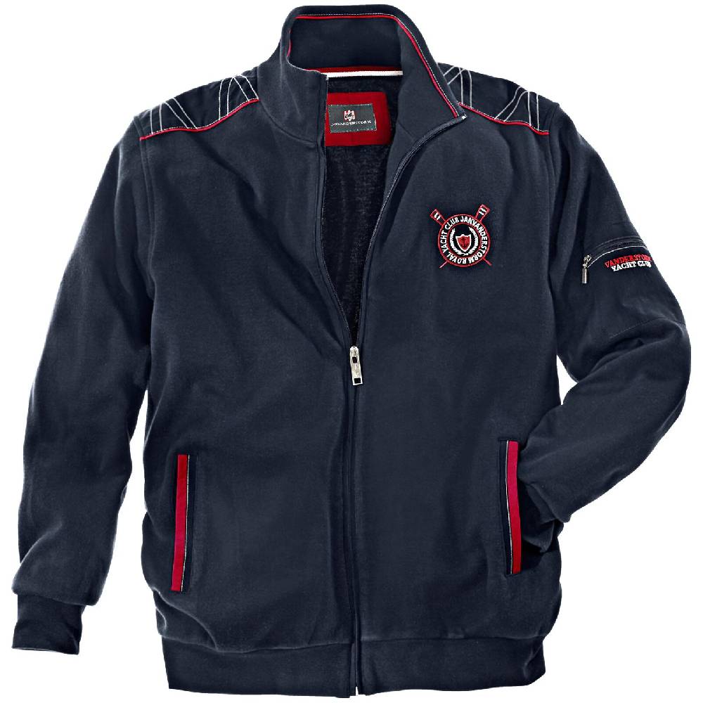 Jan Vanderstorm Sweatjacke ATLI dunkelblau JETZT KAUFEN