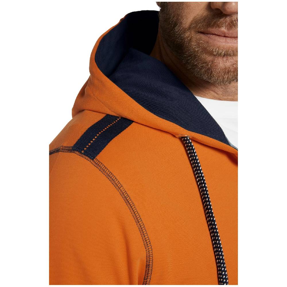 Jan Vanderstorm Sweatjacke RENKO orange Bis zu 60% Rabatt