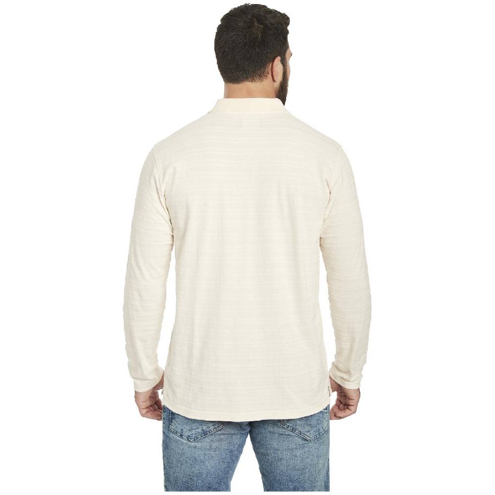 Jan Vanderstorm Langarm-Poloshirt AKILLES wollweiß Nur für heute