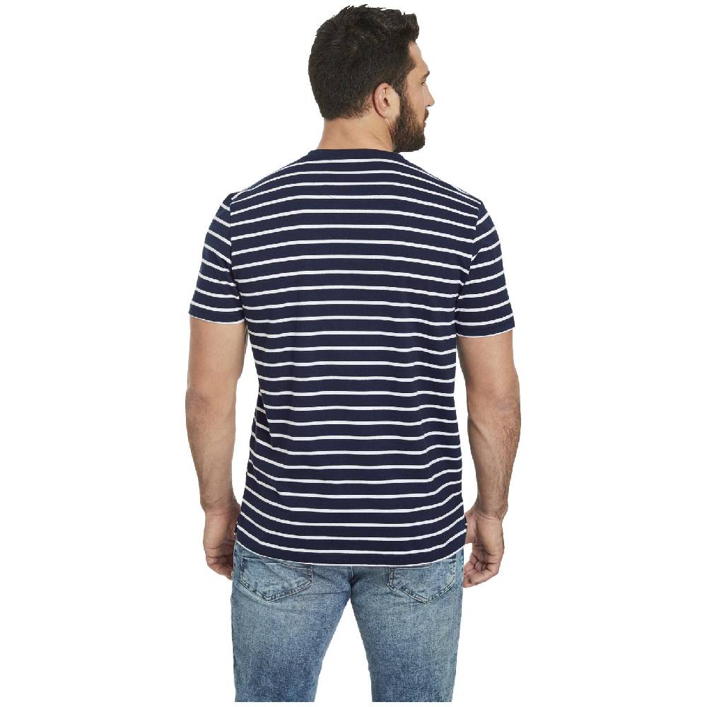 Jan Vanderstorm T-Shirt ARBOGAST dunkelblau gestreift Sonderangebot der Fabrik