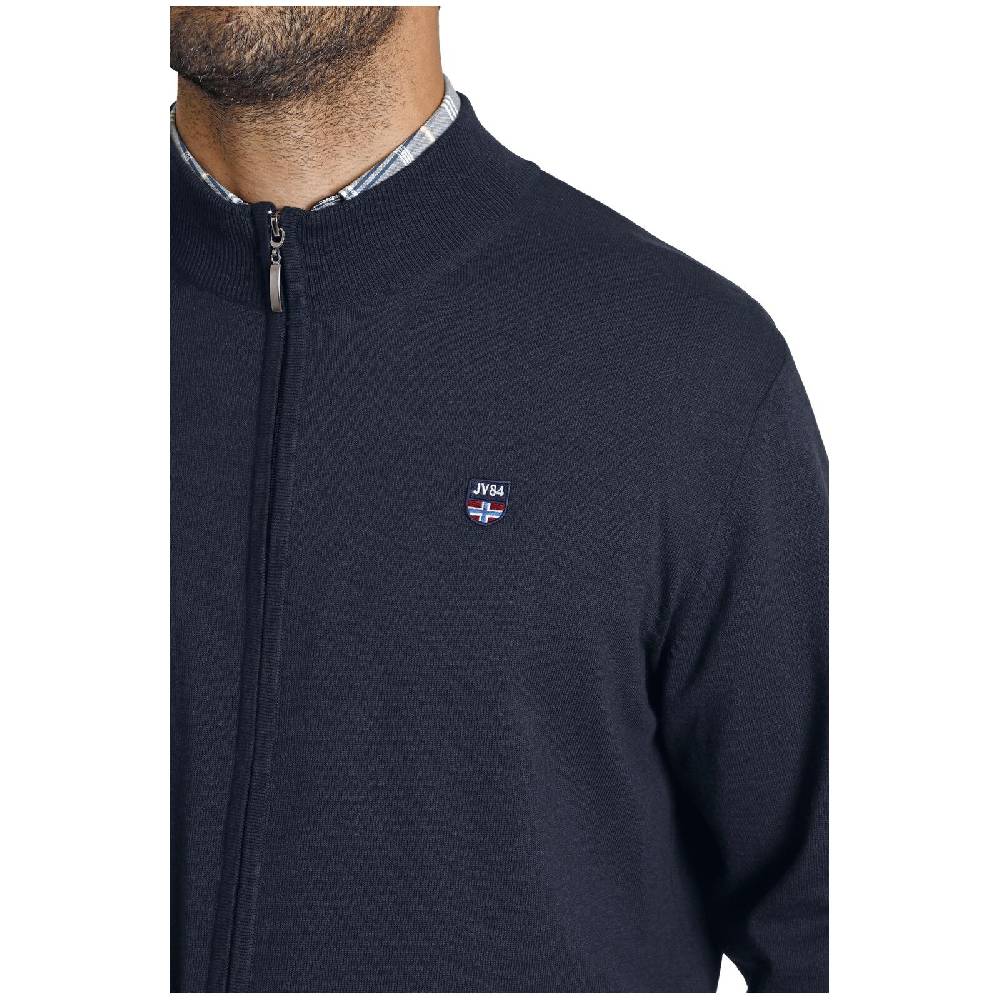 Jan Vanderstorm Strickjacke AGNER dunkelblau Fabrik Onlineshop