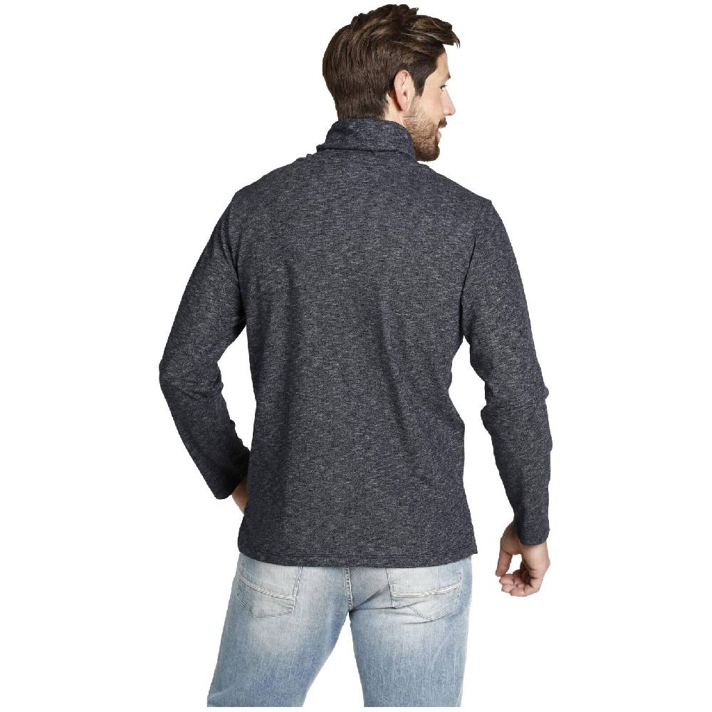 Jan Vanderstorm Sweatshirt HAGEN blau melange Fabrikpreis
