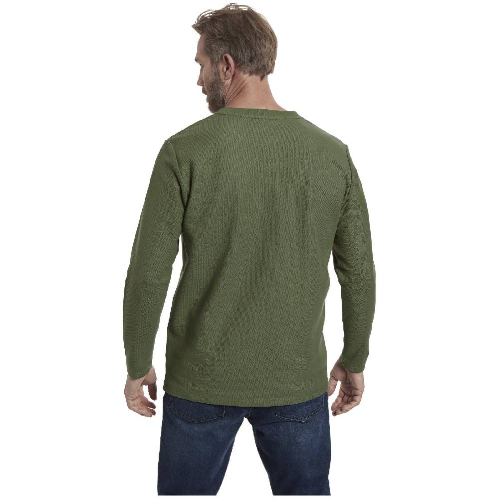 Jan Vanderstorm Langarmshirt IVOR oliv Sonderangebot