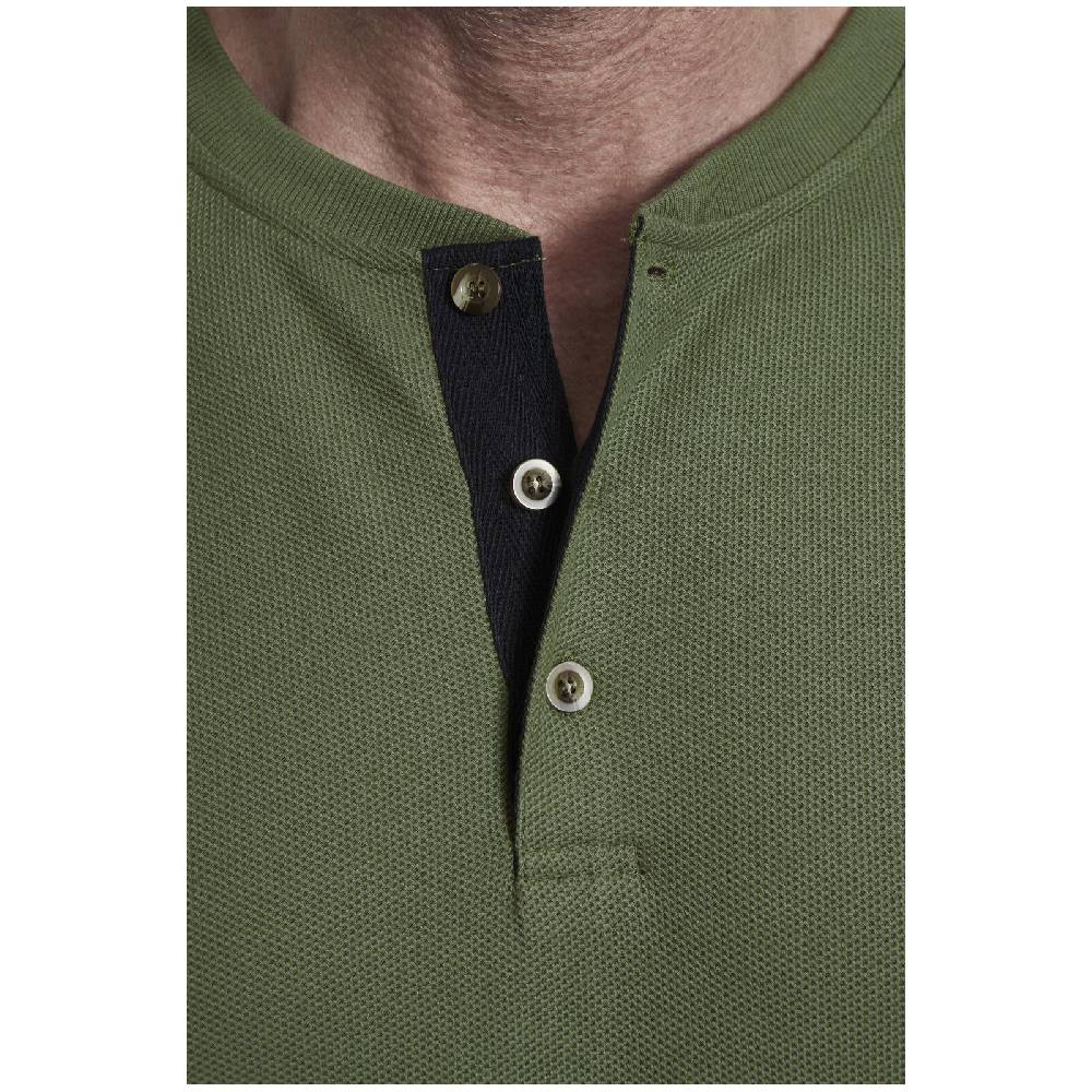 Jan Vanderstorm Langarmshirt IVOR oliv Sonderangebot