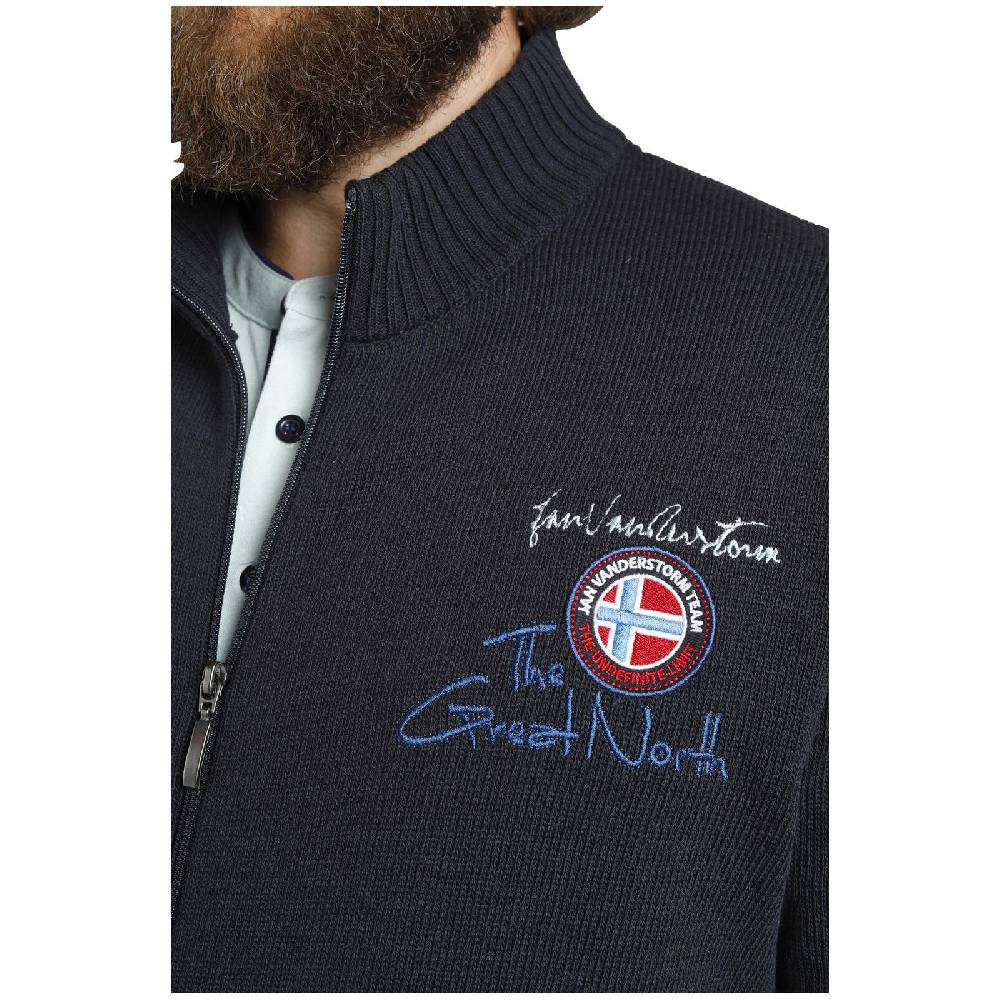 Jan Vanderstorm Strickjacke OLAV dunkelblau Günstig kaufen