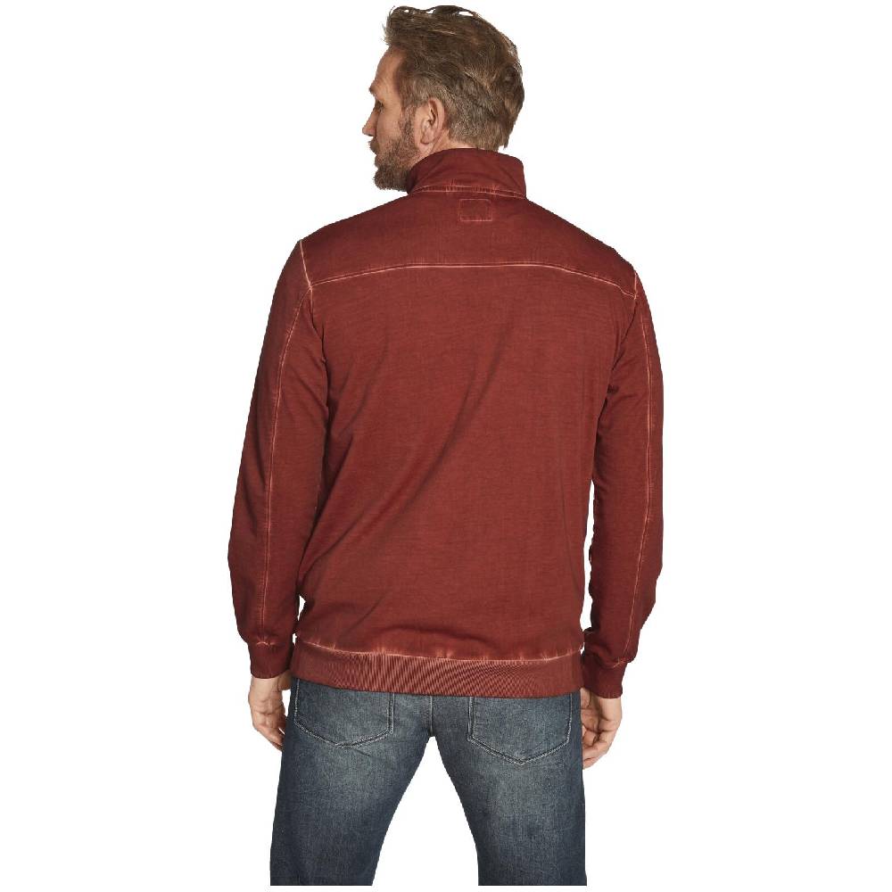 Jan Vanderstorm Sweatjacke SIVID rot Versandkostenfrei