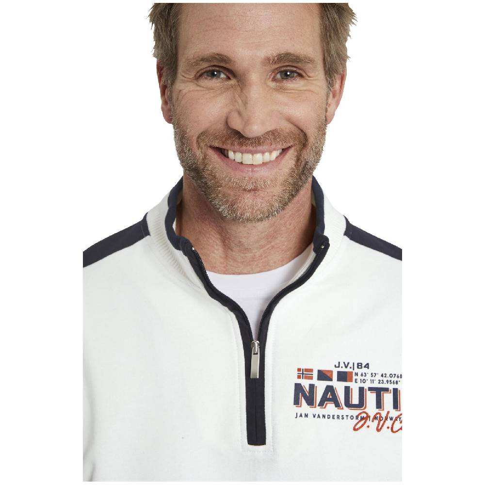 Jan Vanderstorm Sweatshirt ROSSKJELL wollweiß Großer Ausverkauf
