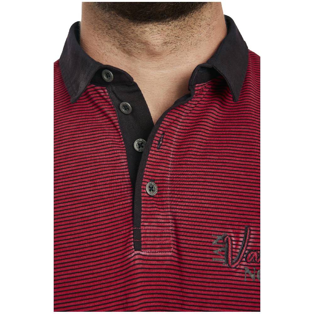 Jan Vanderstorm Poloshirt EWERTH rot Exklusivangebot