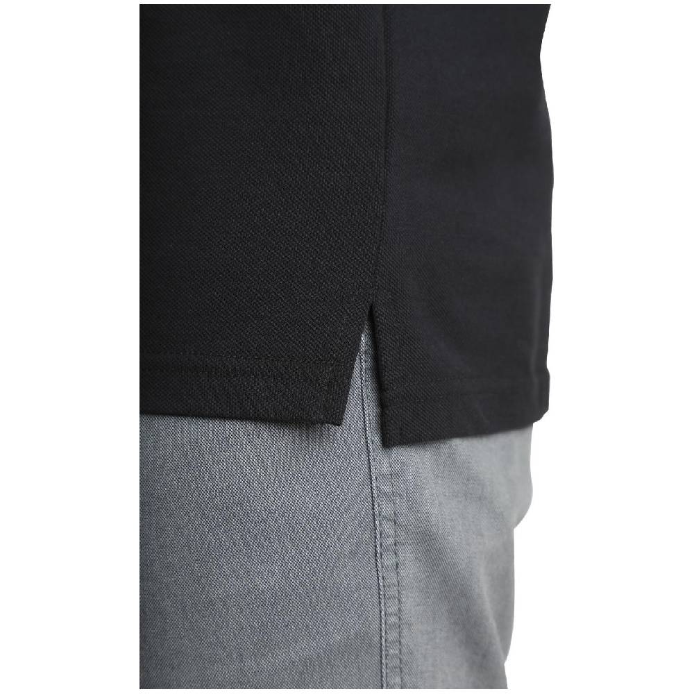 Jan Vanderstorm Langarm-Poloshirt ELLIS schwarz Weihnachtsangebot