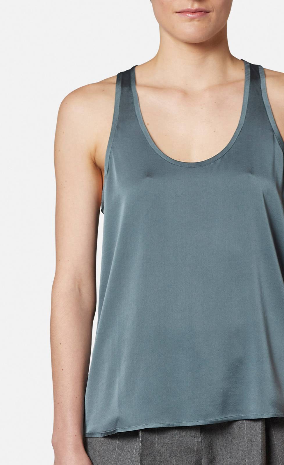 ﻿Kiefermann Dagmars Seidensatin-Top Super Sparpreis