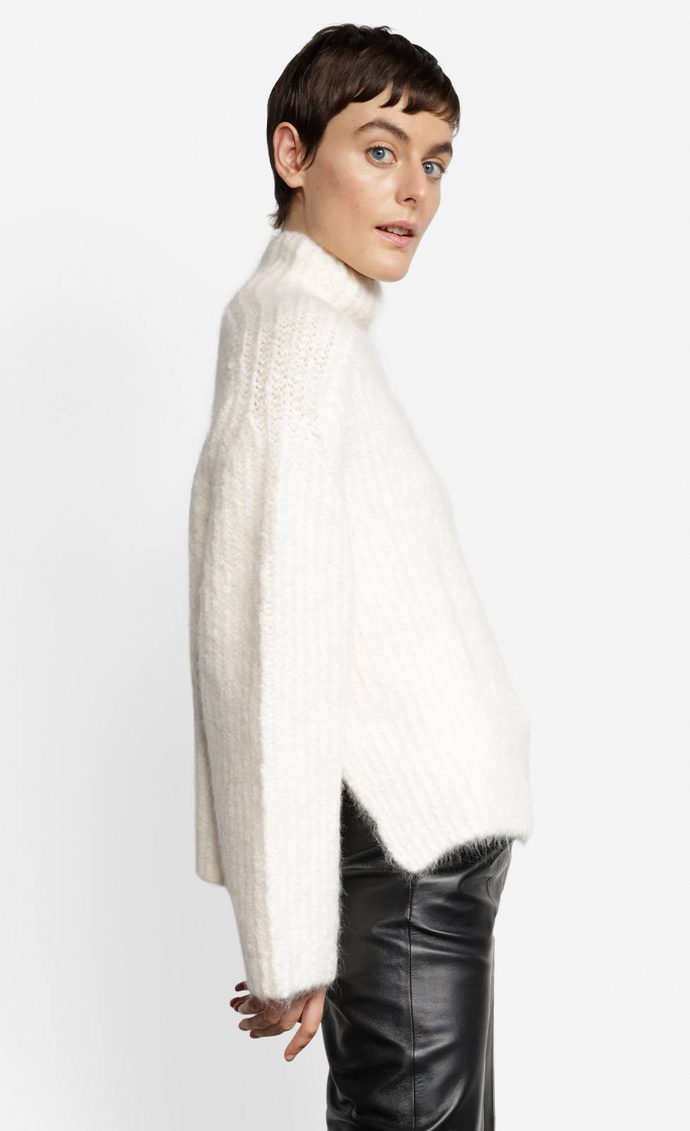 Kiefermann Gimia Grobstrickpullover mit Schlitzen Begrenzte Freigabe