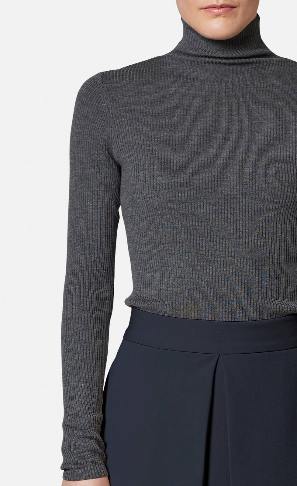 Kiefermann Miminita Rollkragenpullover aus Merinowolle Neueste Stile