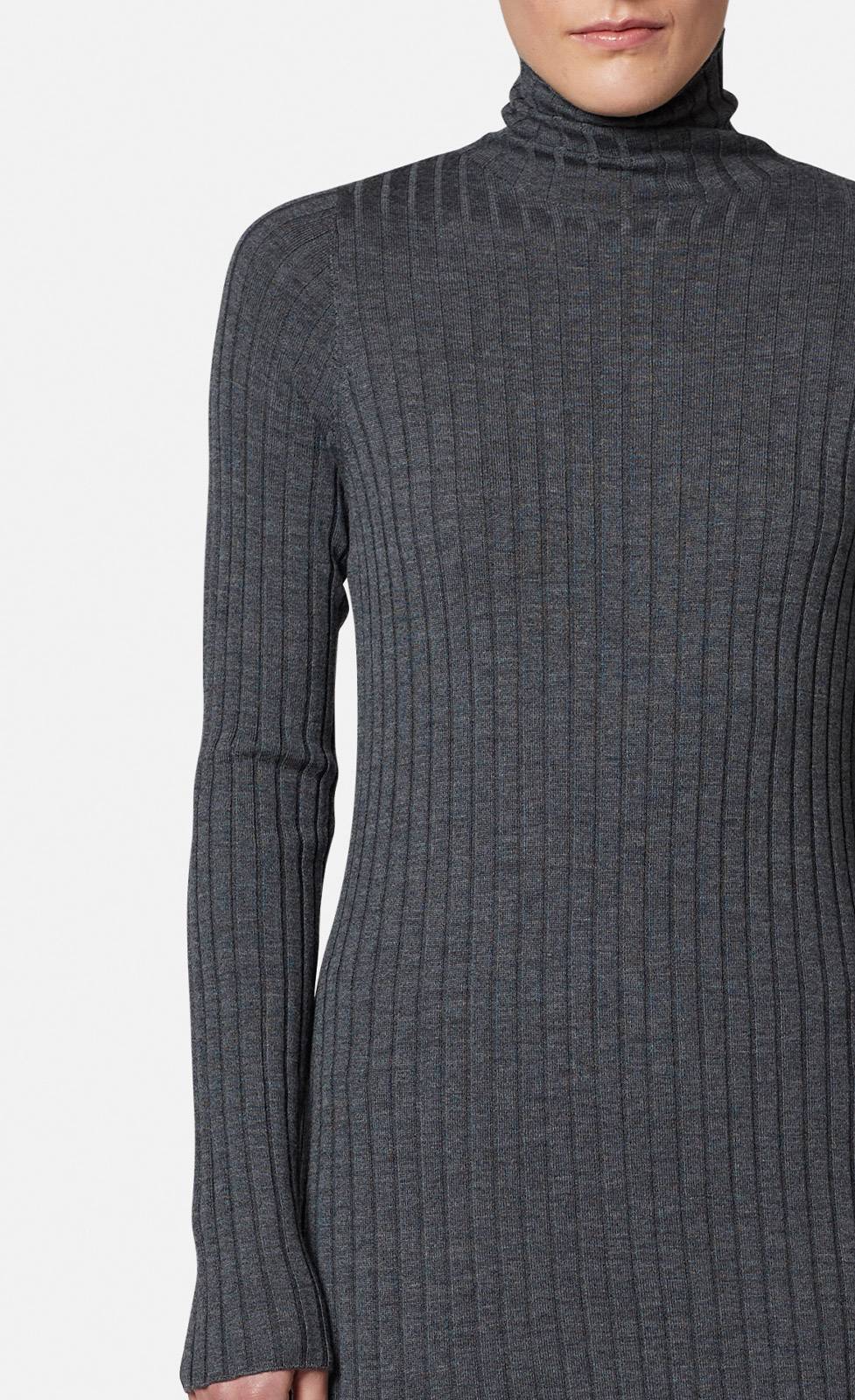 Kiefermann Filja Geripptes Strickkleid aus Merinowolle Zeitbegrenzte Promotion