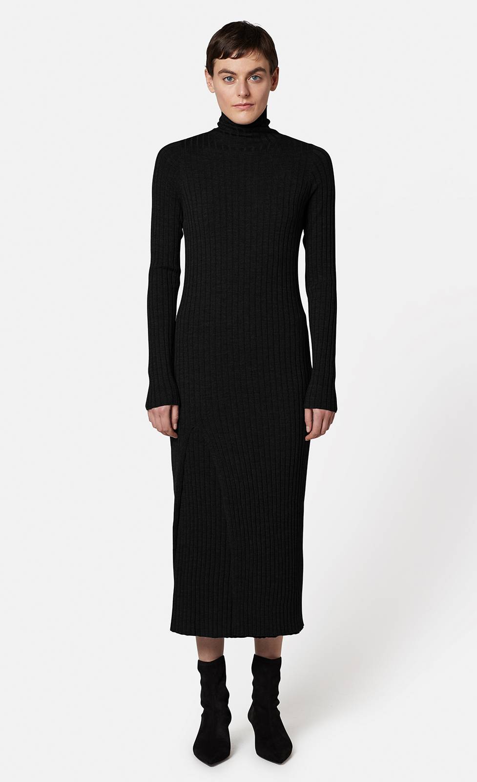 Kiefermann Filja Geripptes Strickkleid aus Merinowolle Zeitbegrenzte Promotion