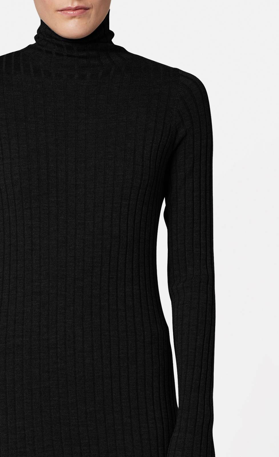 Kiefermann Filja Geripptes Strickkleid aus Merinowolle Zeitbegrenzte Promotion
