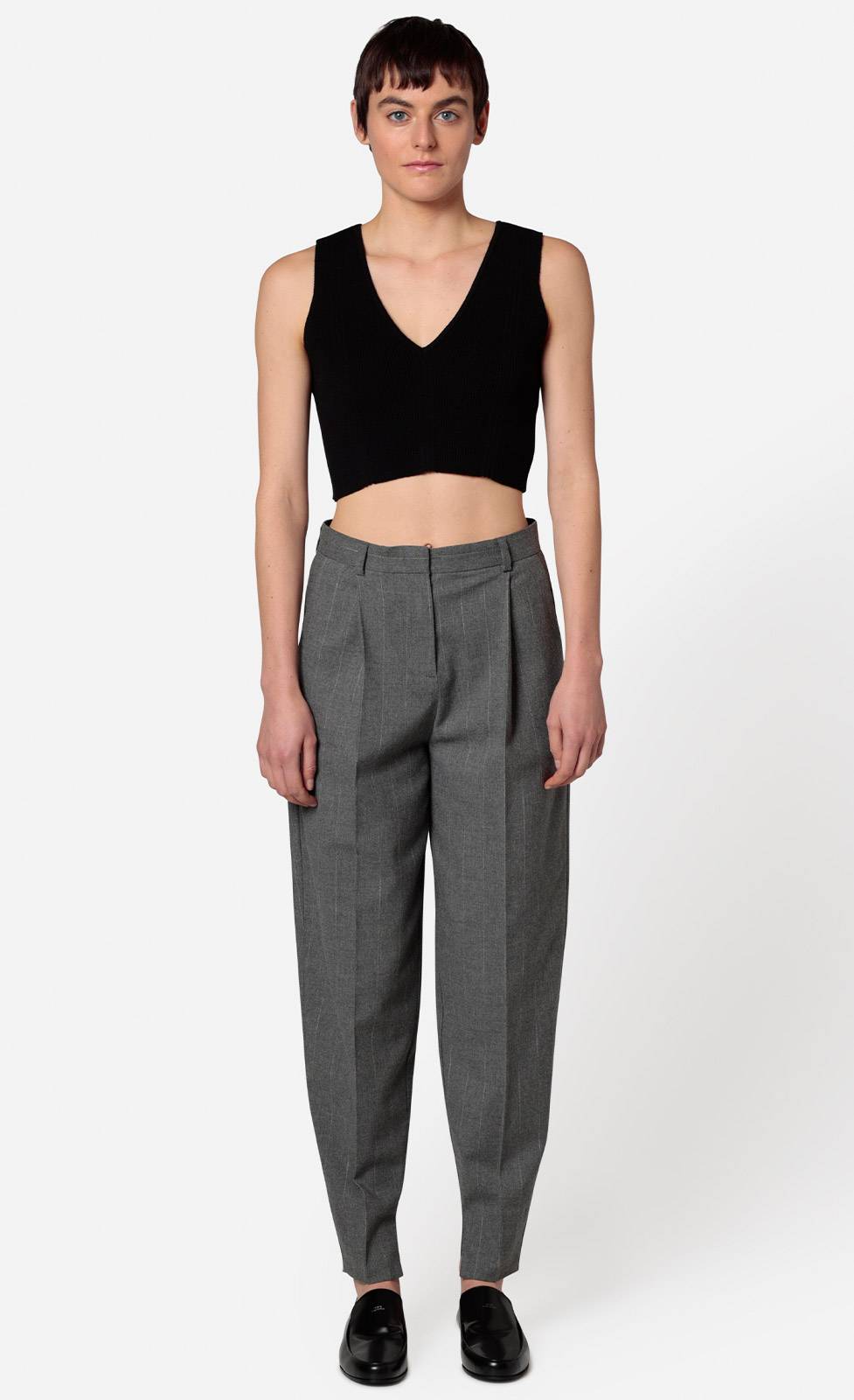 Kiefermann Sovia Cropped Stricktop aus Viskosematerial Bis zu 50% Rabatt
