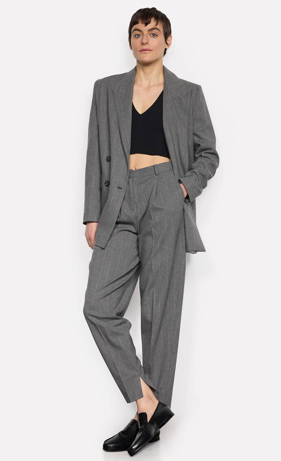 Kiefermann Sovia Cropped Stricktop aus Viskosematerial Bis zu 50% Rabatt