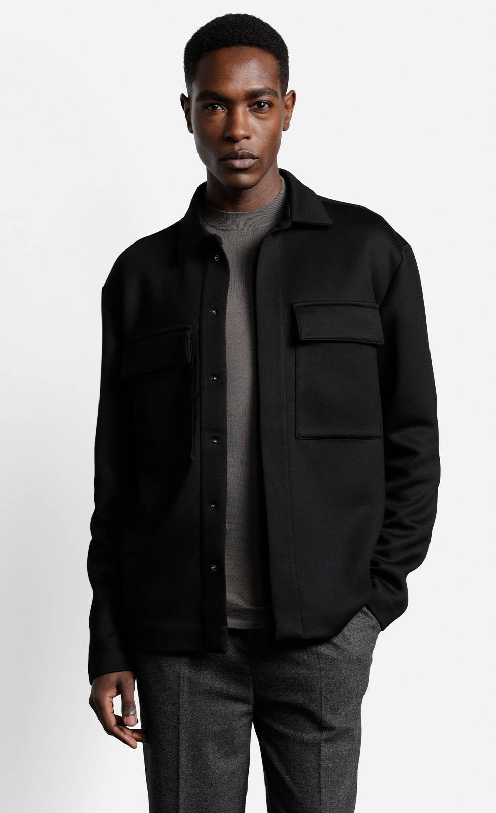Kiefermann Enrike Overshirt aus Viskose mit Taschen Zeitlich begrenztes Angebot