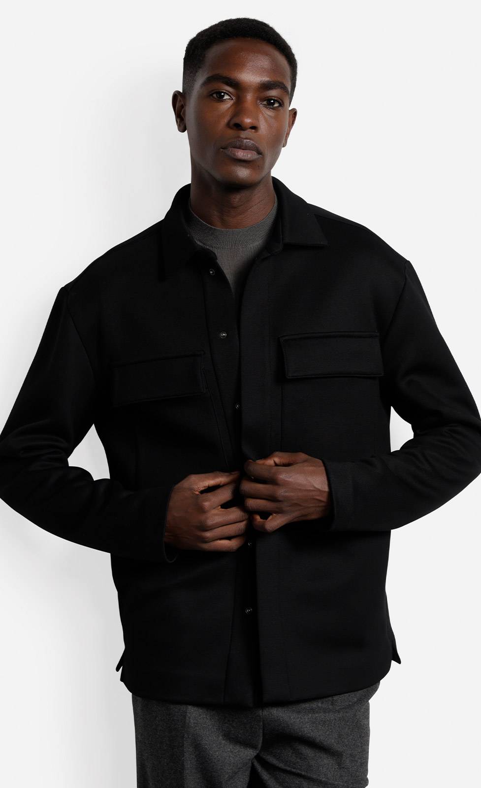 Kiefermann Enrike Overshirt aus Viskose mit Taschen Zeitlich begrenztes Angebot