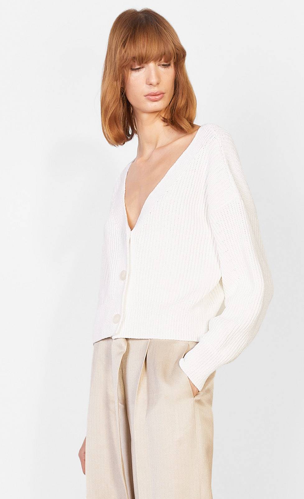 Kiefermann Giovanna Grobe Strickjacke aus Baumwolle Bestseller