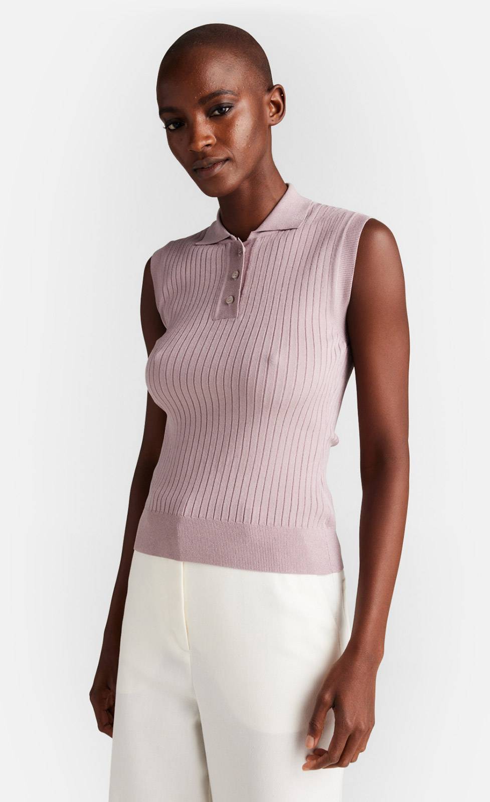 Kiefermann Melody Rippstrickpolo mit Knopfleiste Riesige Ersparnisse