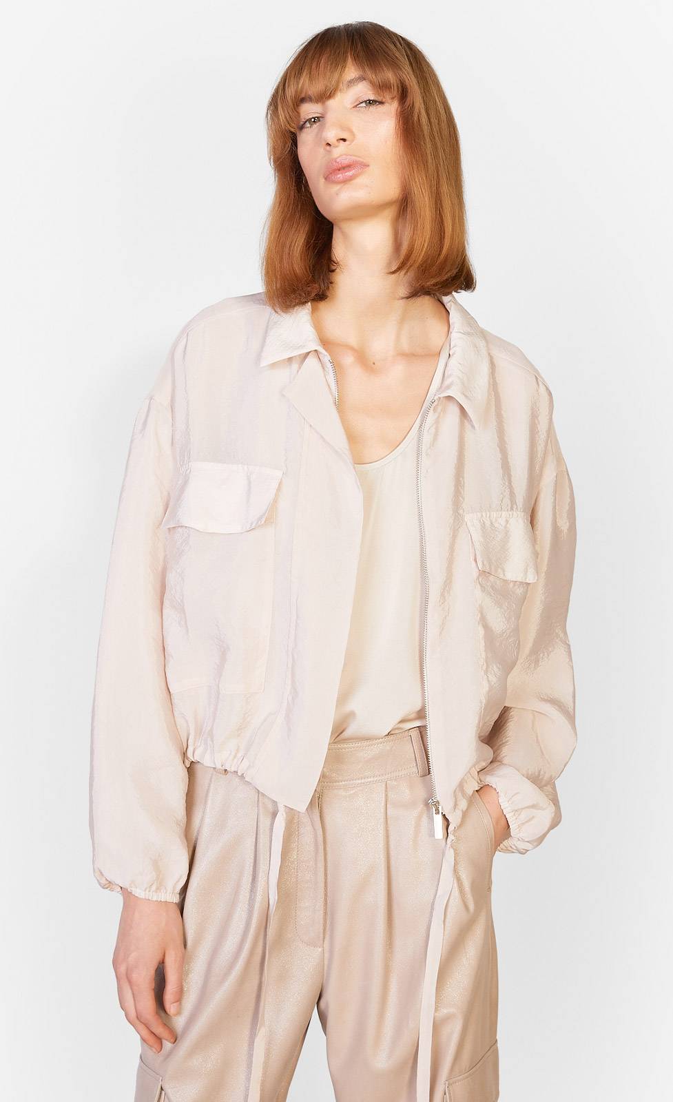 Kiefermann Alana Leichte Jacke in Crinkle-Seidenoptik Super Sparpreis