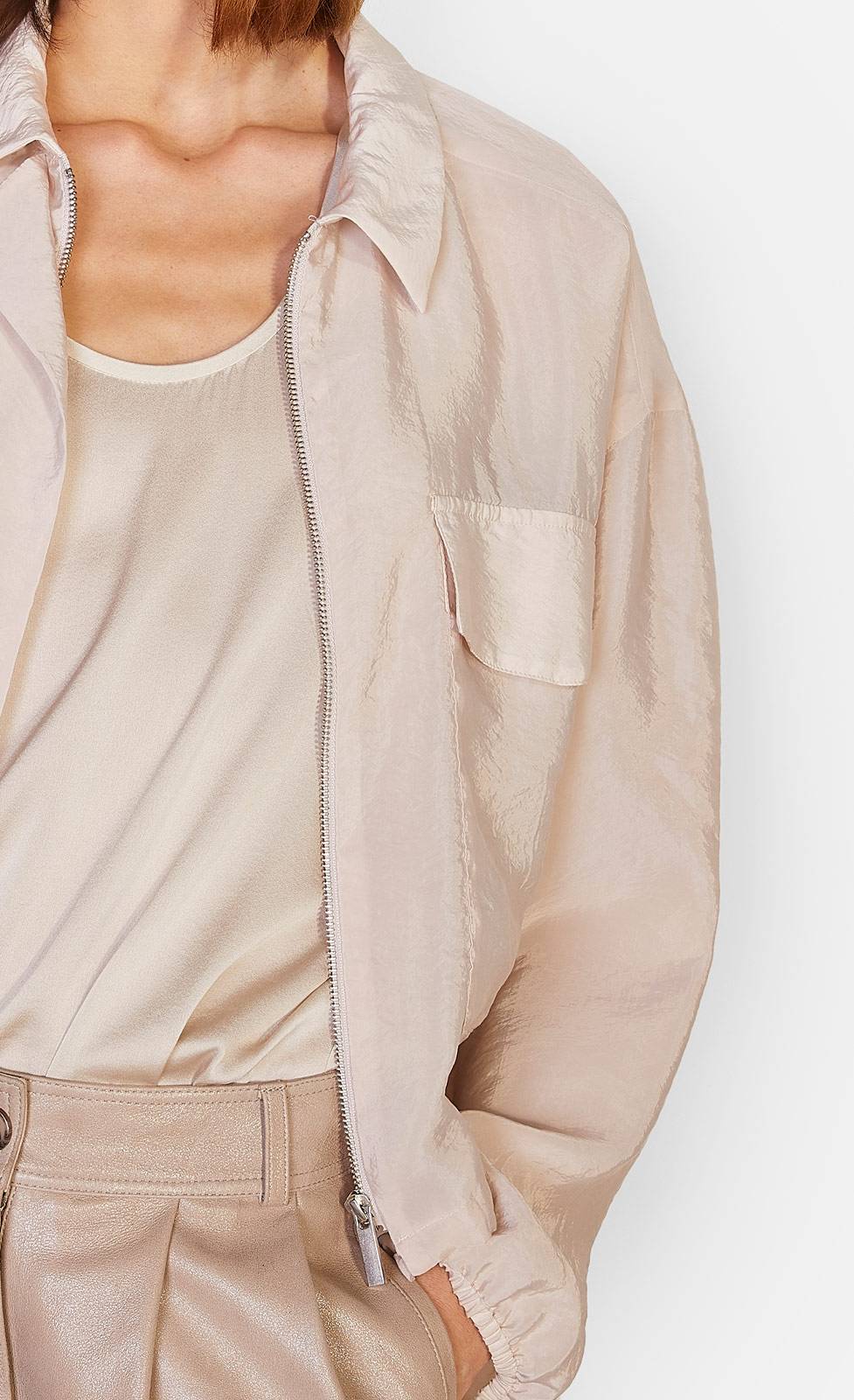 Kiefermann Alana Leichte Jacke in Crinkle-Seidenoptik Super Sparpreis