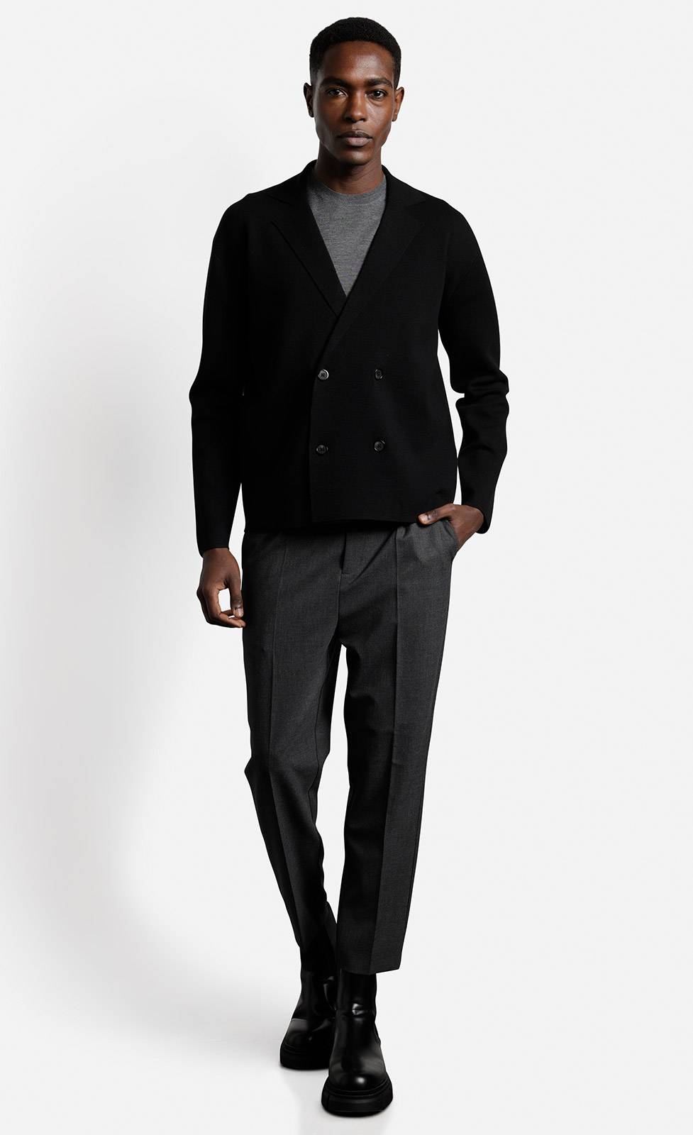 Kiefermann Daryllo Hose aus Ware in Cool-Wool-Optik Zeitbegrenzte Promotion