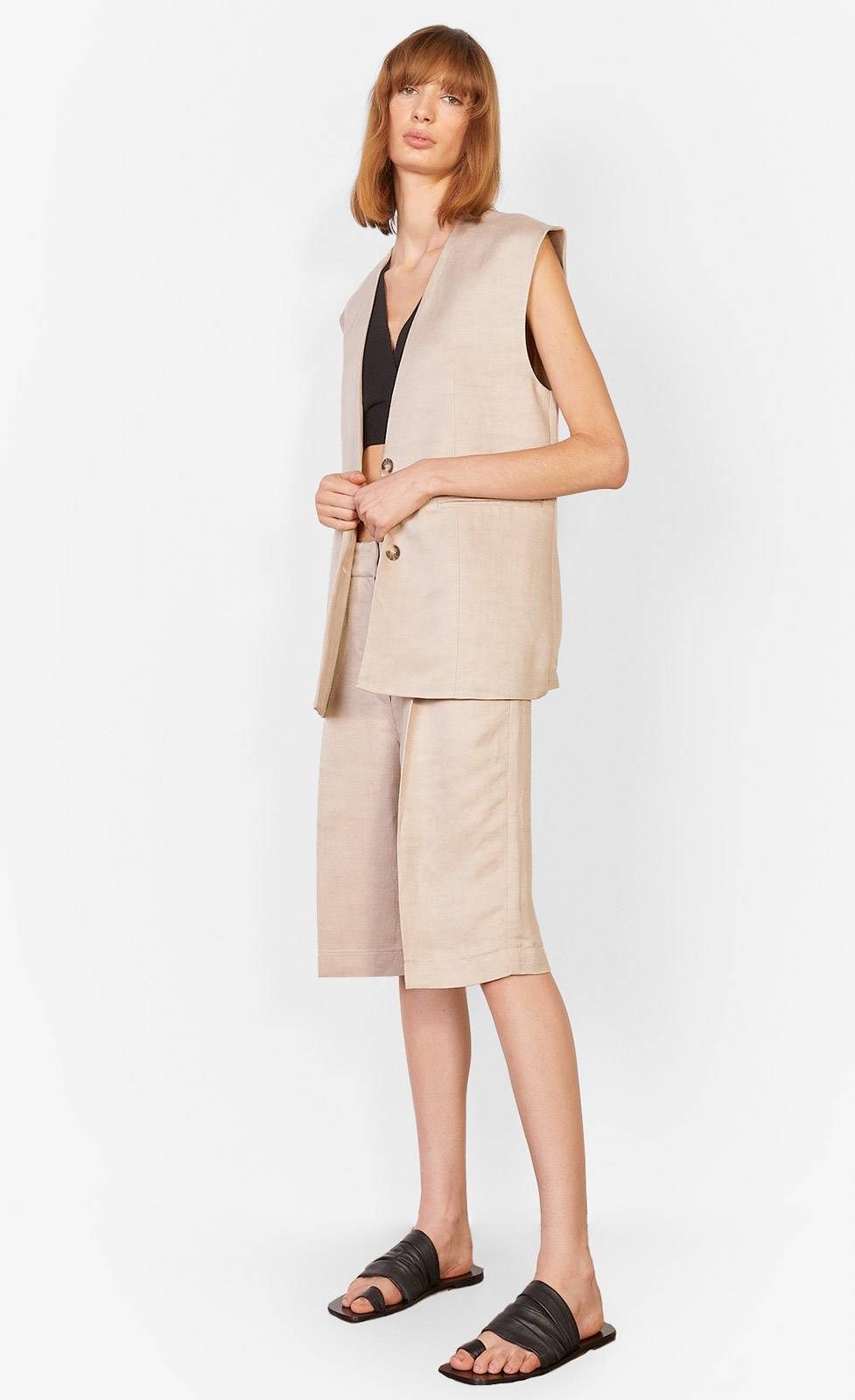 Kiefermann Roya Bermudashorts aus Leinenmaterial Super Rabatt