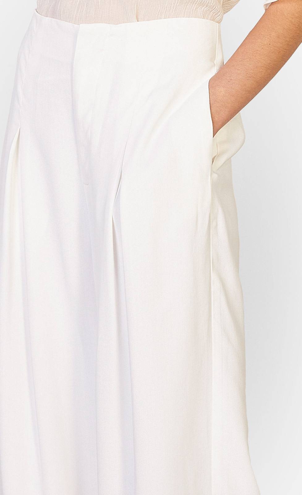 Kiefermann Pat Weite Viskosehose im Marlene-Stil Kostenloser Versand international